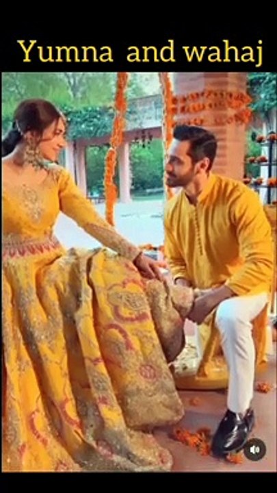 yumna zehdi and wahaj ali new mayon shoot | looking stunning and beautiful