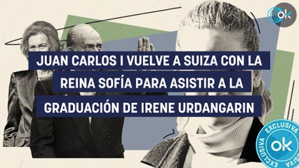 Juan Carlos I vuelve a Suiza con la Reina Sofía para asistir a la graduación de Irene Urdangarin