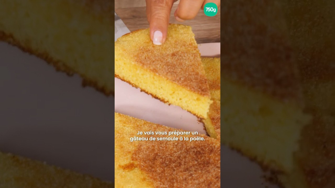 Un gâteau de semoule à cuire à la poêle !