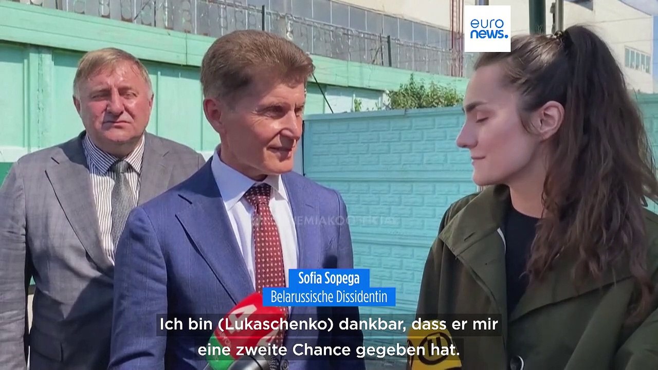 Dissidentin Sofia Sapega von Lukaschenko begnadigt