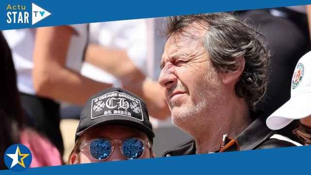 Jean-Luc Reichmann avec son fils Swann à Roland-Garros, un duo père-fils très discret
