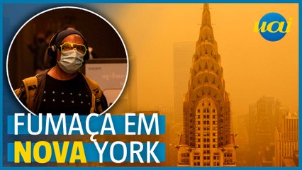 Incêndios no Canadá cobrem Nova York de fumaça