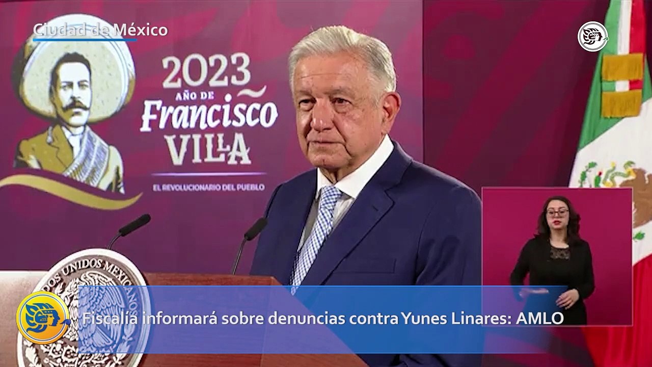 Fiscalía informará sobre denuncias contra Yunes Linares: AMLO