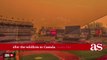 This is what Yankees stadium looks like after wildfires in Canada