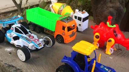 Super Car,Tractor,Auto Rikshaw,Jeep Wrangler,Police Van,Train Engine,Mixer Truck 