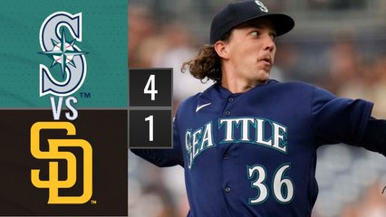 Resumen Marineros de Seattle vs Padres de San Diego | MLB 06-06-2023