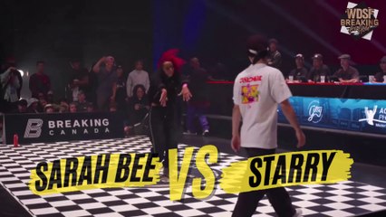 BGIRL SARAH BEE VS BGIRL STARRY | TOP 16 | WDSF BREAKING FOR GOLD MONTREAL 2023