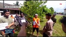 Rekonstruksi Pembunuhan Warga yang Protes Jalan Tambang Batubara di Kabupaten Banjar