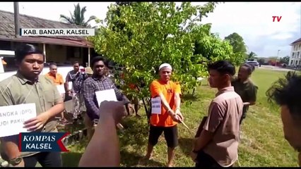 Rekonstruksi Pembunuhan Warga yang Protes Jalan Tambang Batubara di Kabupaten Banjar