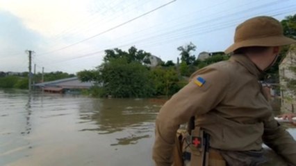 Ucrania calcula el daño de inundaciones y niega que el desastre afecte a la contraofensiva