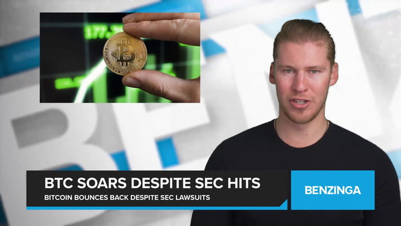BTC Soars Despite SEC Hits