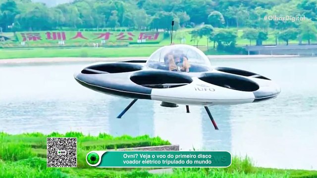 Ovni? Veja o voo do primeiro disco voador elétrico tripulado do mundo