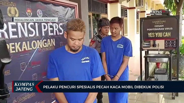 Pelaku Pencuri Spesialis Pecah Kaca Mobil Dibekuk Polisi