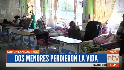 Dos menores pierden la vida tras ser diagnosticados con infección respiratoria aguda. 