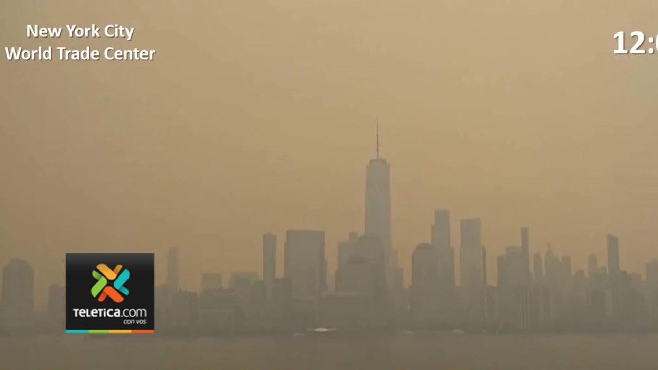 tn7-Ticos en Nueva York relatan cómo se vive ante nube naranja que cubre la ciudad-070623