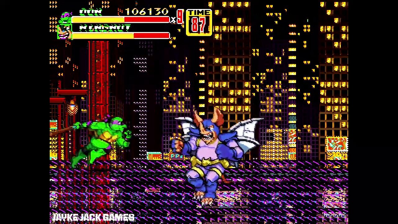 Teenage Mutant Ninja Turtles - Shredder's Re-Revenge - Sega Genesis - Full Playthrough