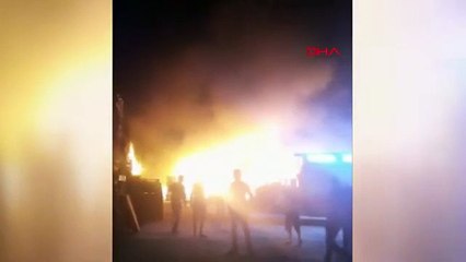 Incendie dans l'usine de palettes de Bursa