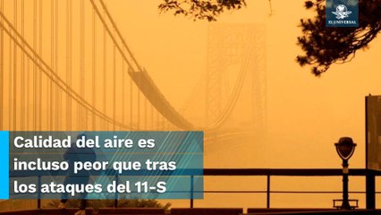 Comparan NY con Marte; reportan la peor calidad del aire desde los años 80