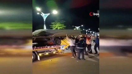 Collision entre camions et voitures à Tokat : 1 enfant 4 blessés