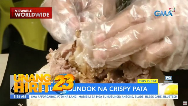 This is Eat - Trending na bundok ng crispy pata, susubukan ni Kaloy Tingcungco | Unang Hirit