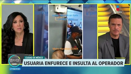 Usuaria enfurece e insulta a operador del Metro CDMX