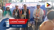 Sen. Go, dinaluhan ang groundbreaking ceremony ng Super Health Center sa Digos City, Davao del Sur