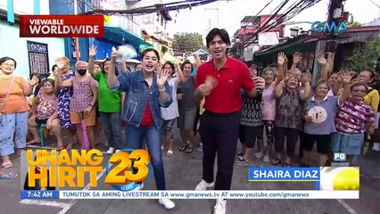 UH Sorpresa Drop sa Pandacan, Manila kasama sina Shaira Diaz at Sean Lucas! | Unang Hirit