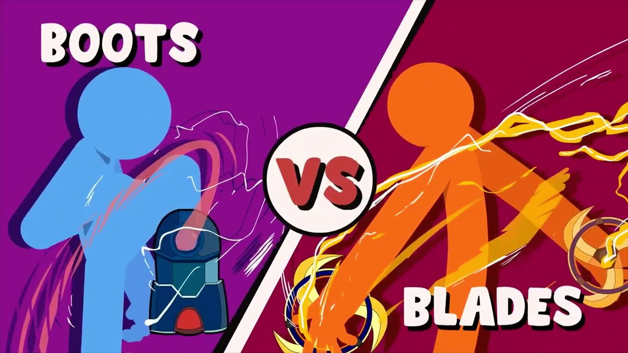 Stick man fight||Animation||Boots vs.Blades