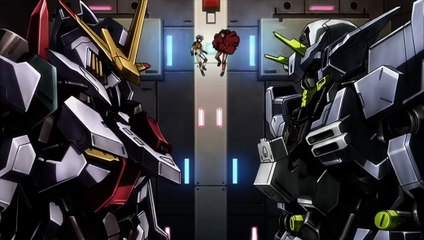 Gundam Hajiroboshi and Gundam Asmoday launch 機動戦士ガンダム 鉄血のオルフェンズ  機動戰士高達 鐵血的孤兒