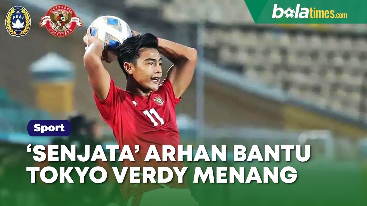 Tampil Starter, Pratama Arhan Bantu Tokyo Verdy Menang Berkat Senjata Lemparan Jauhnya