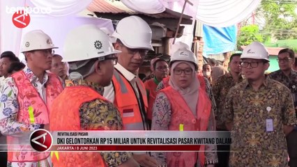 Rp15 Miliar dari Pemprov DKI untuk Revitalisasi Pasar Kwitang Dalam