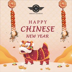 Chinese New Year With Lion Dance
