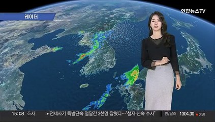[날씨] 중부 요란한 비…밤사이 시간당 30㎜ 호우
