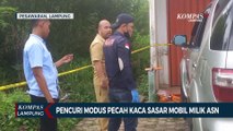 Pencuri Modus Pecah Kaca Sasar Mobil Milik Seorang ASN di Pesawaran Lampung