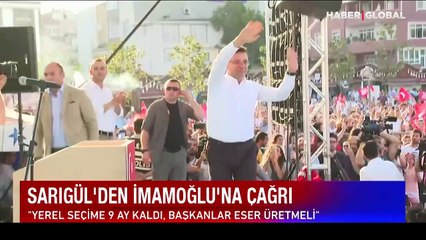 Sarıgül'den İmamoğlu'na çağrı: Acele etme