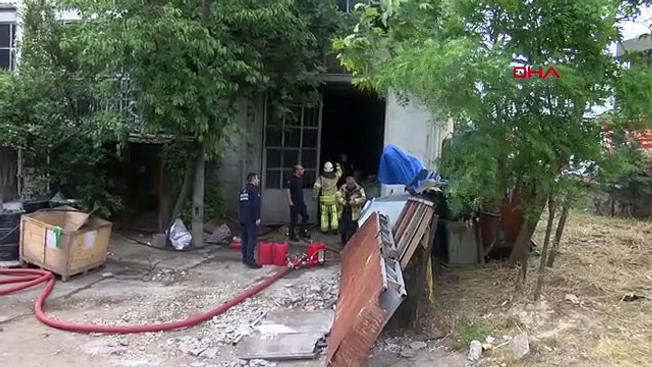 Un incendie se déclare sur le site industriel IMES à Ümraniye