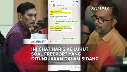 Terungkap Isi Chat Haris Azhar ke Luhut soal Freeport yang Dibawa dalam Sidang