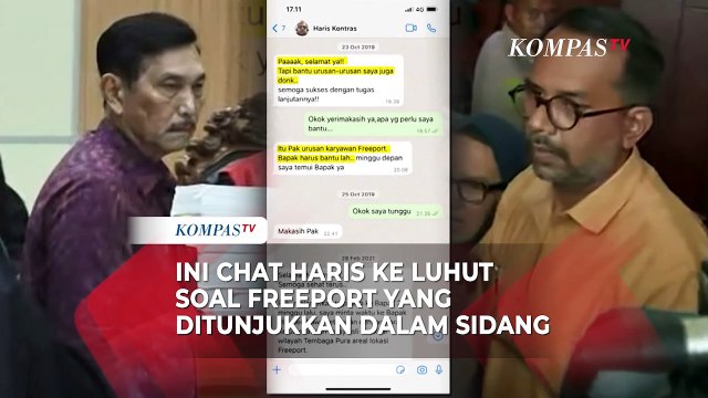 Terungkap Isi Chat Haris Azhar ke Luhut soal Freeport yang Dibawa dalam Sidang