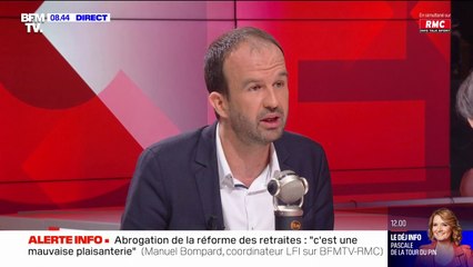 Manuel Bompard sur les retraites: "On ne lâchera jamais l'affaire"