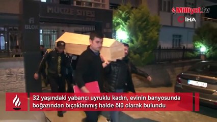 Yabancı uyruklu kadın evinin banyosunda ölü bulundu