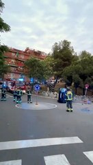 Accidente de tráfico en Nou Barris