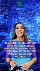 Un sujeto "cristaleó" un Oxxo ubicado en la colonia Vallarta de Guadalajara, fue detenido    #TuNotiReel