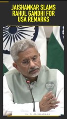 Dr. S Jaishankar slams Rahul Gandhi, calls him a habitual critic #shorts