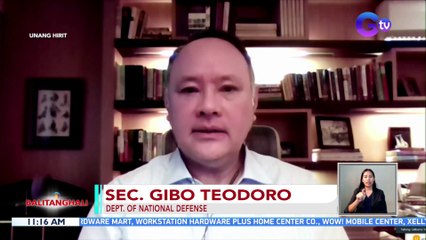 Ang Pilipinas na matatag ay benepisyo sa buong mundo — DND Sec. Teodoro | BT