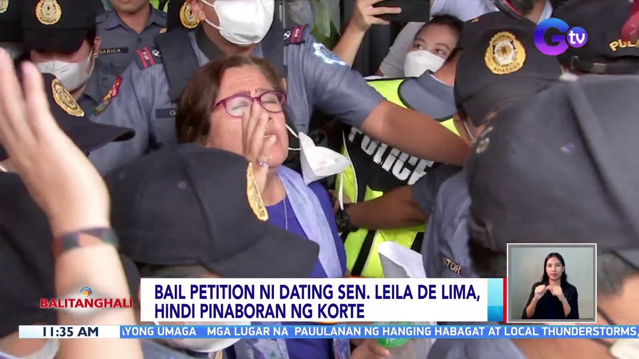 Bail petition ni dating Sen. Leila de Lima, hindi pinaboran ng korte | BT