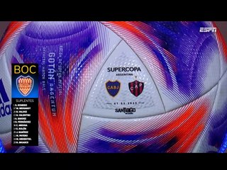 Supercopa Argentina: Boca Vs Patronato al Final ¡Ganó Boca! ¡Boca es Campeón!