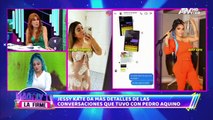 Esposa de Pedro Aquino confronta a Jessy Kate por chats reveladores