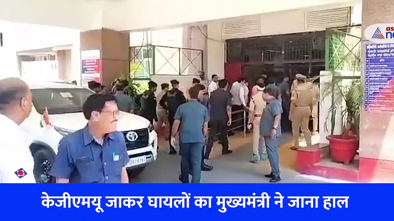 संजीव जीवा हत्याकांड: घायल बच्ची से मिलने जानने सीएम योगी पहुंचे ट्रामा सेंटर, हालचाल जानने के बाद दिया गिफ्ट, देखें Video