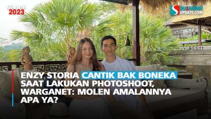 Enzy Storia Cantik Bak Boneka Saat Lakukan Photoshoot, Warganet: Molen Amalannya Apa Ya?