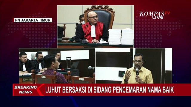 Usai Ketegangan Sidang Haris-Fatia, Terdakwa Salami Saksi Luhut di Ruang Sidang!